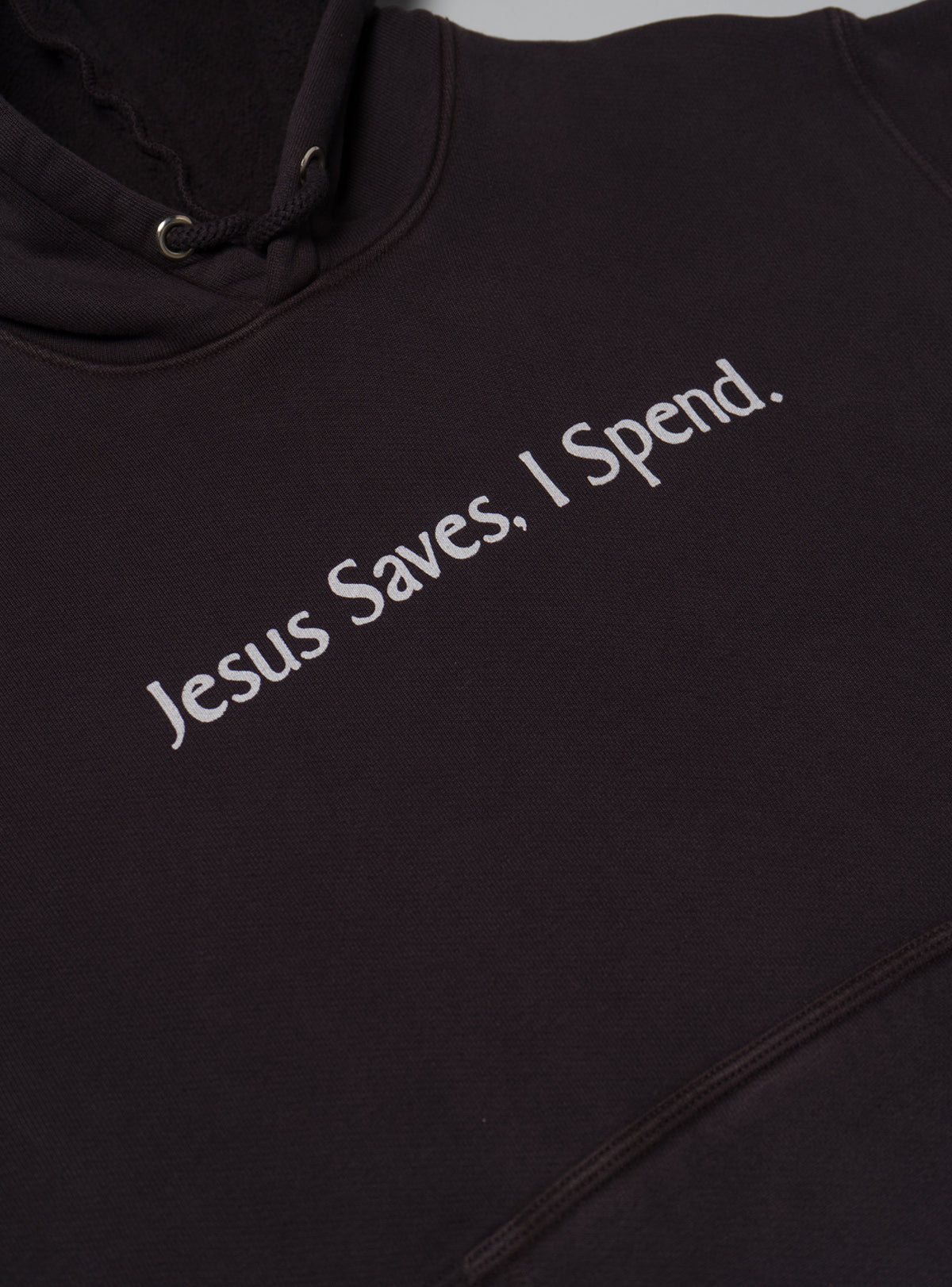 Jesus Saves Hoodie - VIntage Black | UNIF Clothing online shop