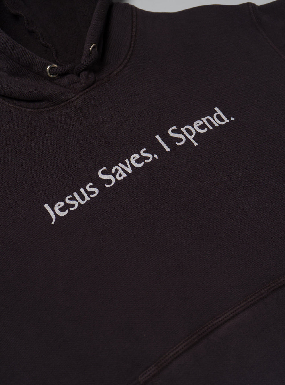Jesus Saves Hoodie - VIntage Black | UNIF Clothing online shop