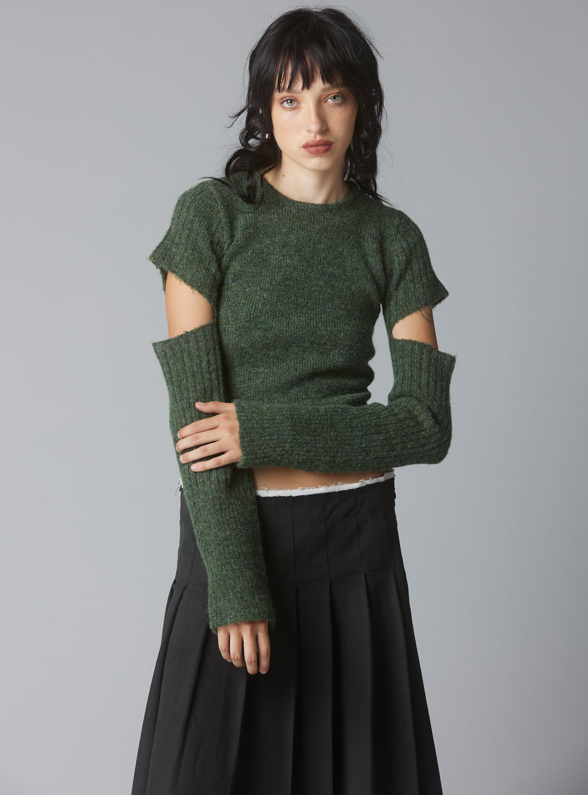 Cye Sweater - Dark Green | UNIF Clothing Sale