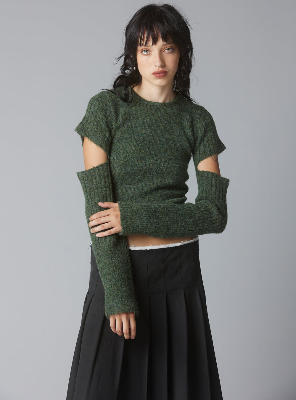 Cye Sweater - Dark Green | UNIF Clothing Sale