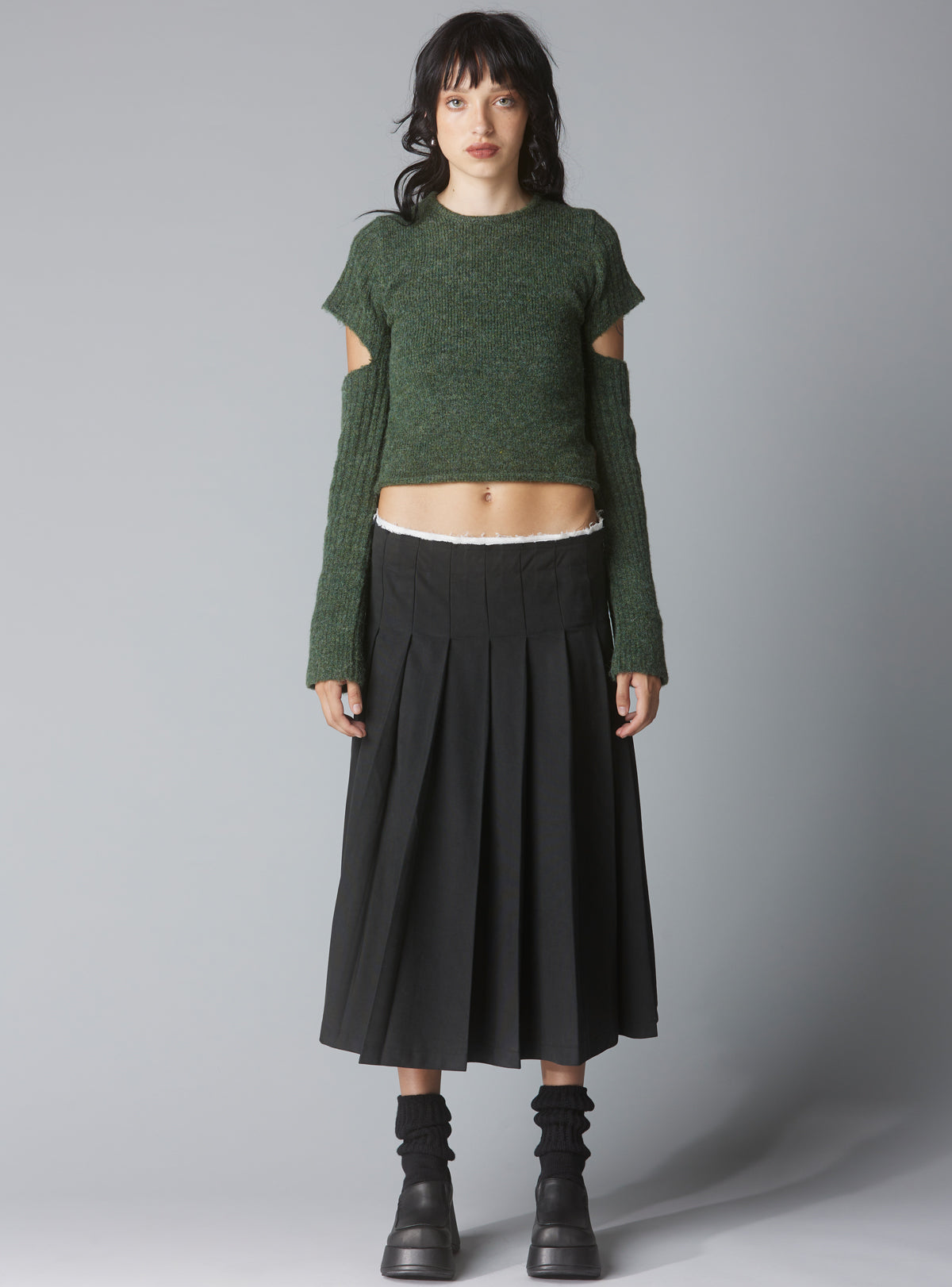 Cye Sweater - Dark Green | UNIF Clothing Sale