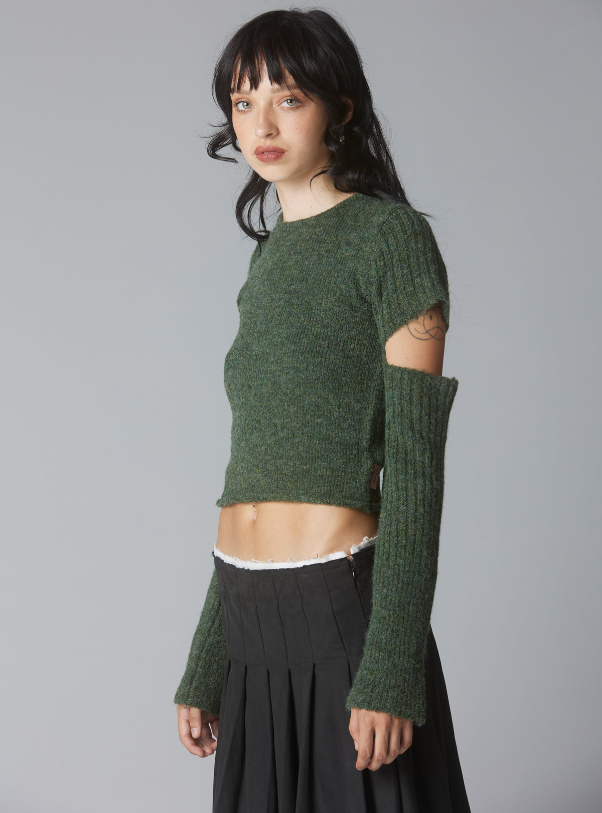 Cye Sweater - Dark Green | UNIF Clothing Sale