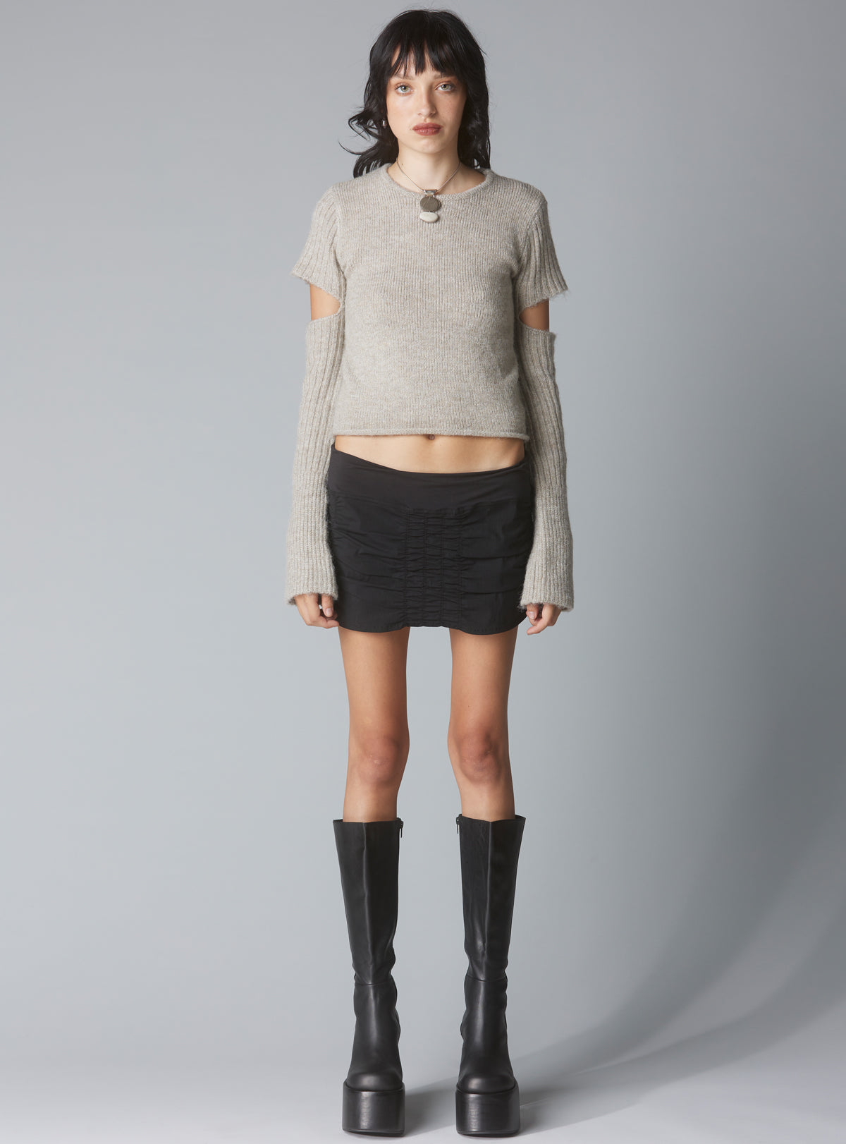 Cye Sweater - Greige | UNIF Clothing on Sale