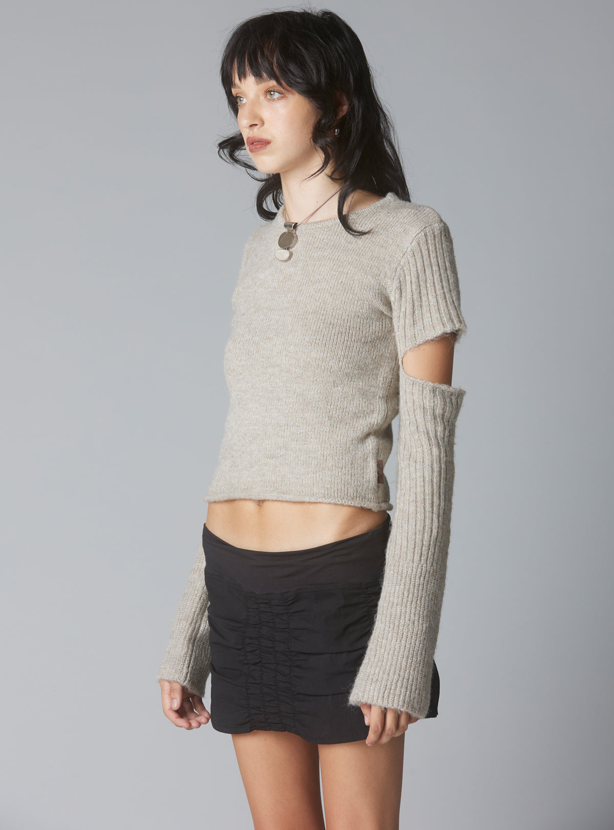 Cye Sweater - Greige | UNIF Clothing on Sale