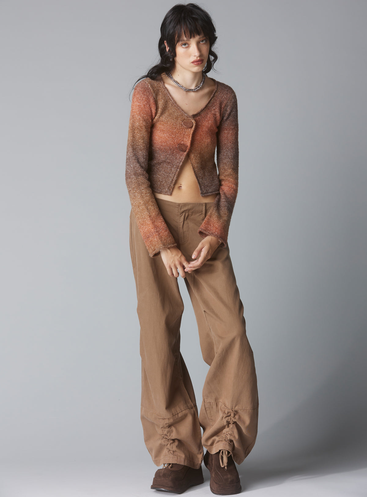 Riss Sweater - Brown Multi | UNIF Clothing for Sale