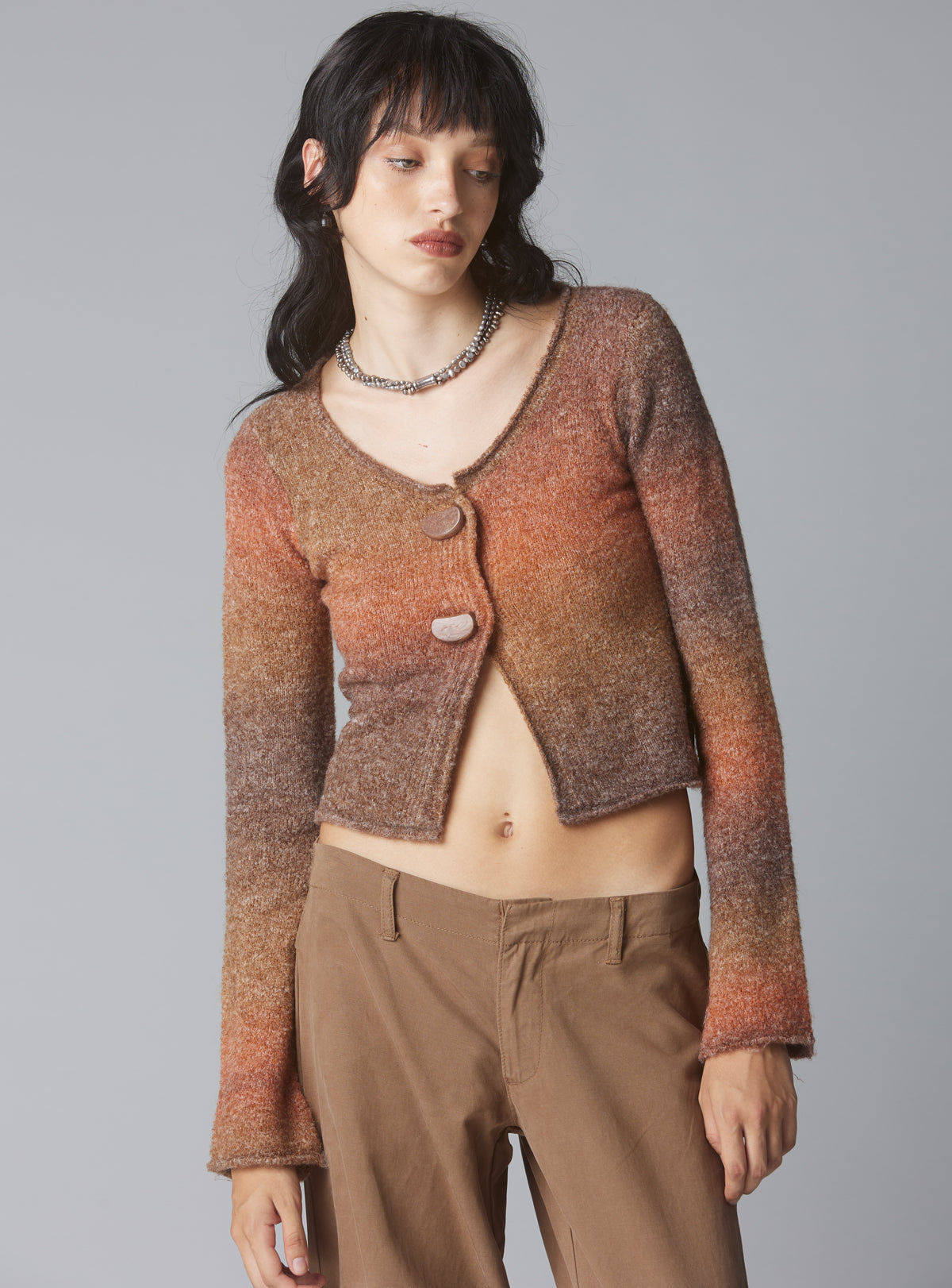 Riss Sweater - Brown Multi | UNIF Clothing for Sale