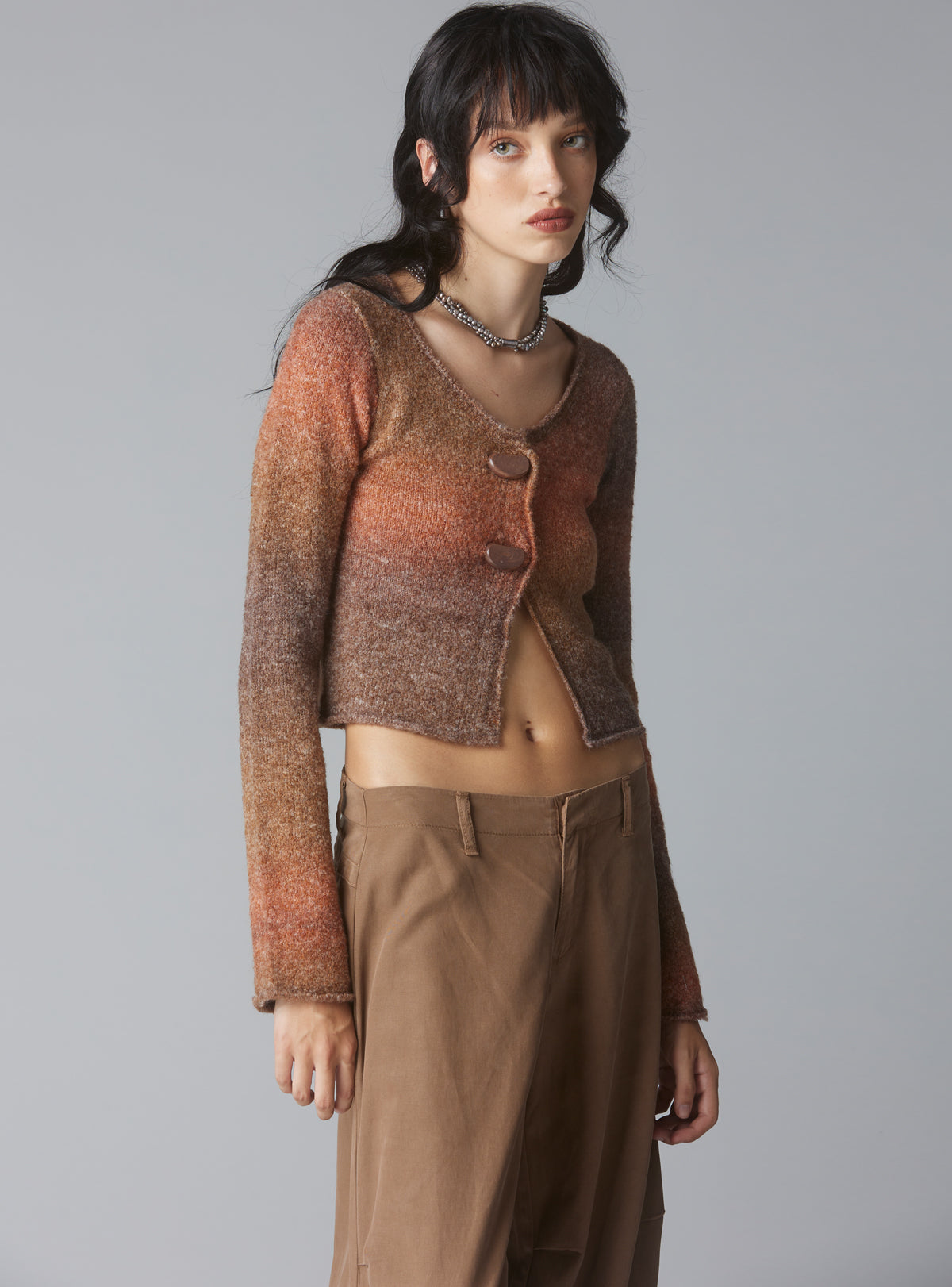 Riss Sweater - Brown Multi | UNIF Clothing for Sale