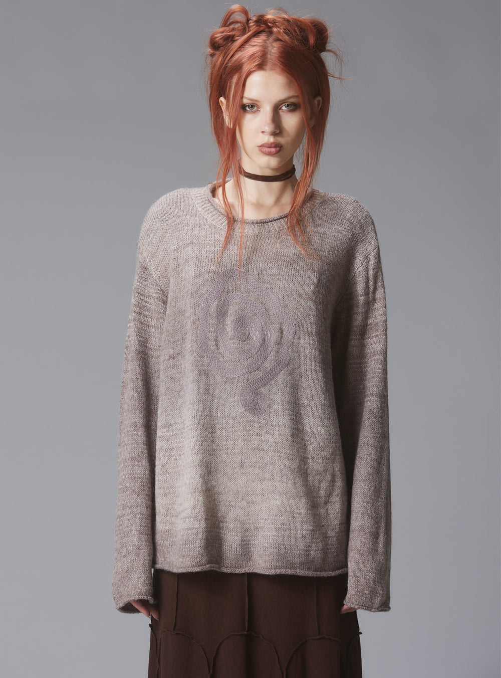 Whirl Sweater - Grey | UNIF Clothing outlet