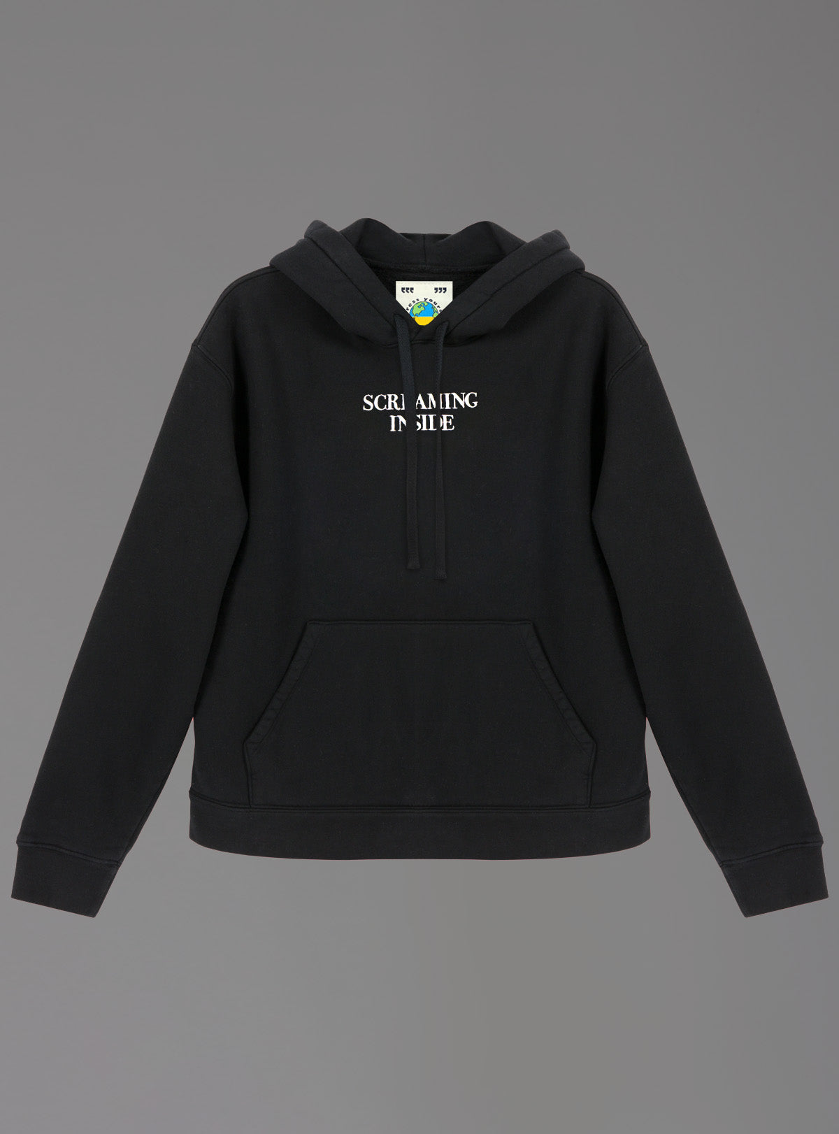 Screaming Inside Hoodie - Black | UNIF Clothing discount