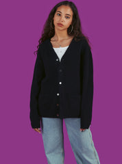 X Cardigan - Black | UNIF Clothing near me
