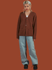 X Cardigan - Brown | UNIF Clothing outlet