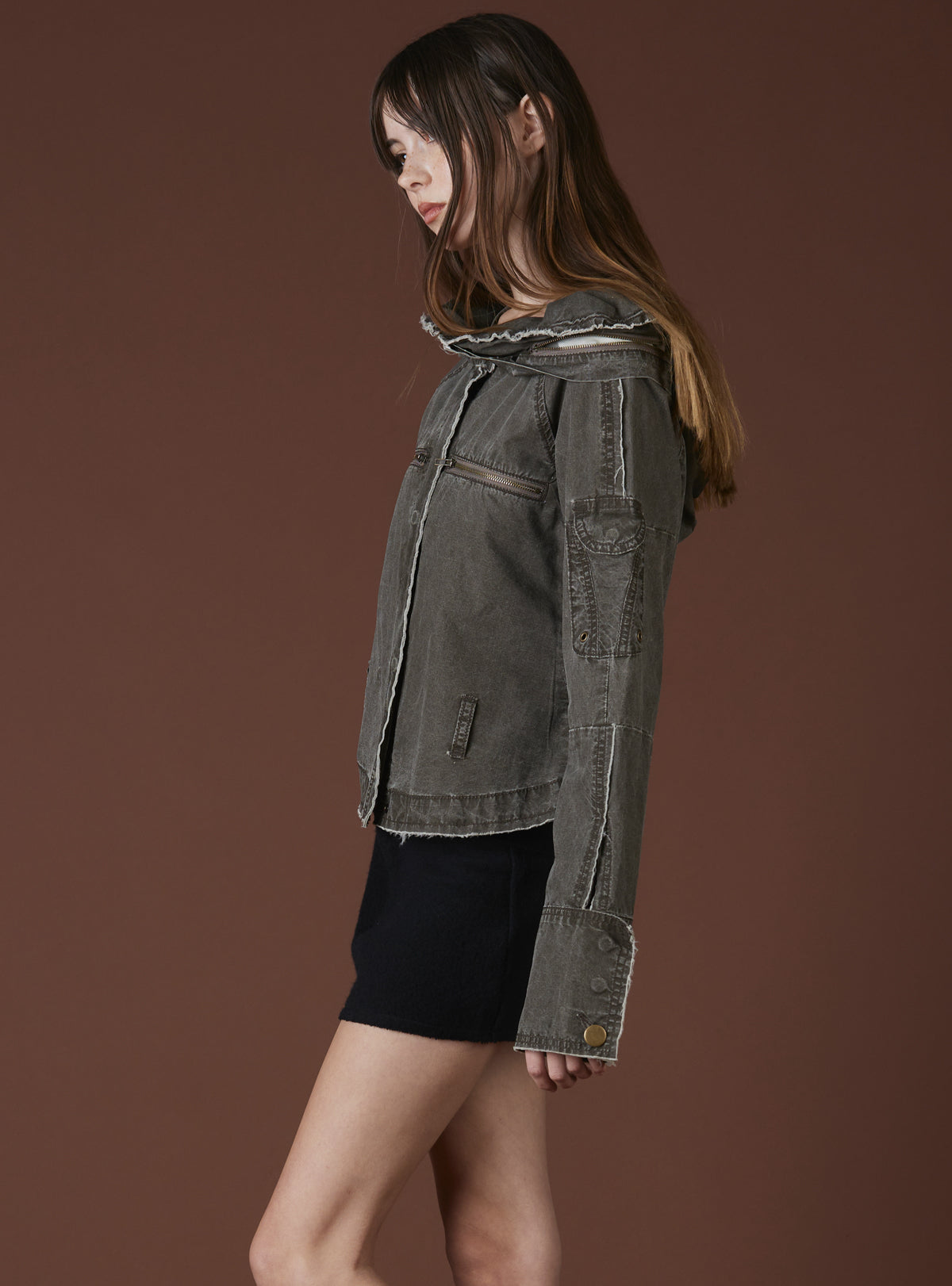 Effy Jacket - Acid Brown | UNIF Clothing near me