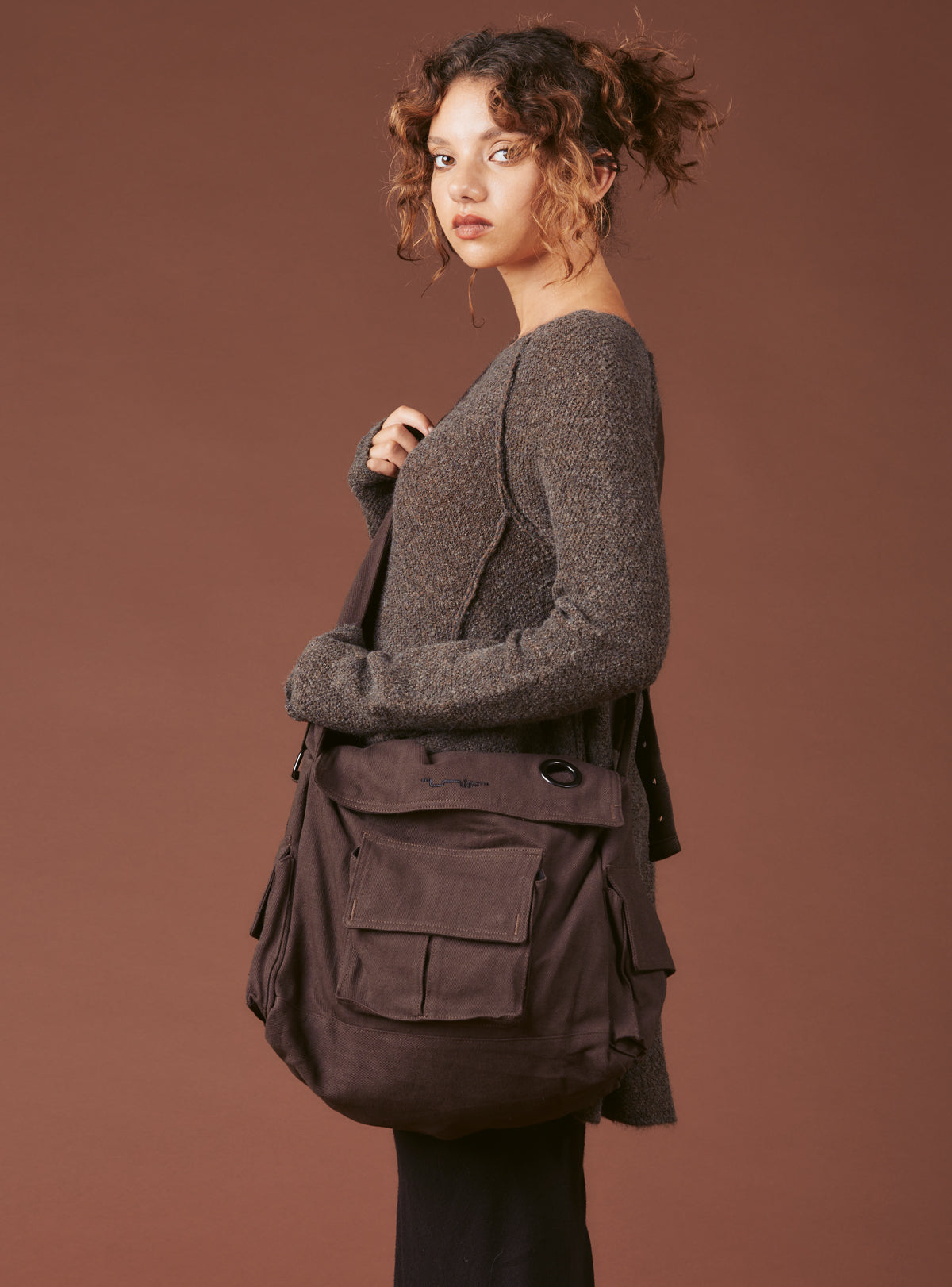 Raider Bag - Dark Brown | UNIF Clothing for Sale