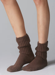 Slouch Socks - Brown | UNIF Clothing online