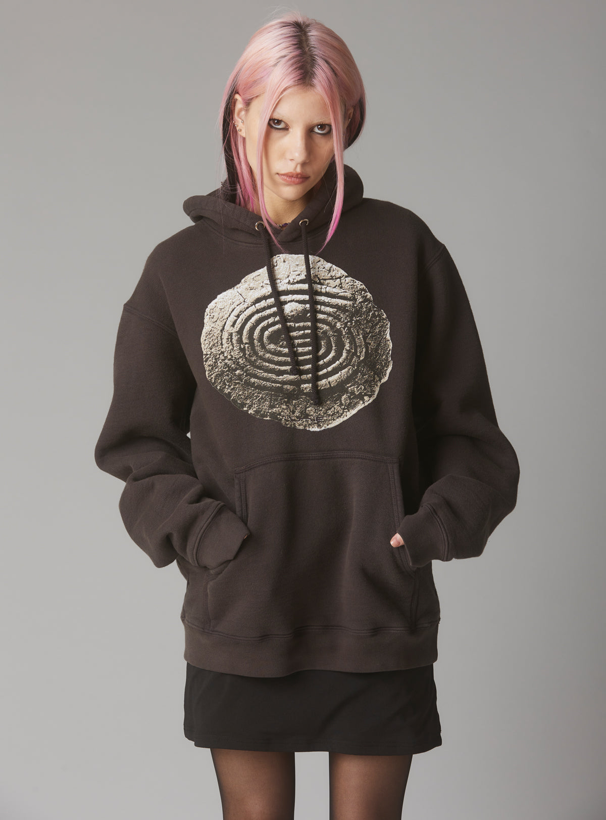 Petroglyph Hoodie - Vintage Black | UNIF Clothing discount