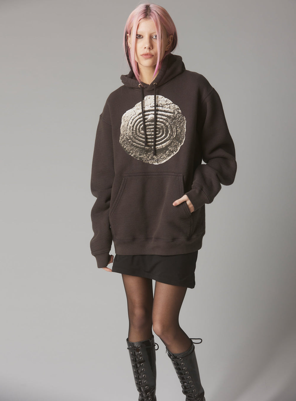 Petroglyph Hoodie - Vintage Black | UNIF Clothing discount