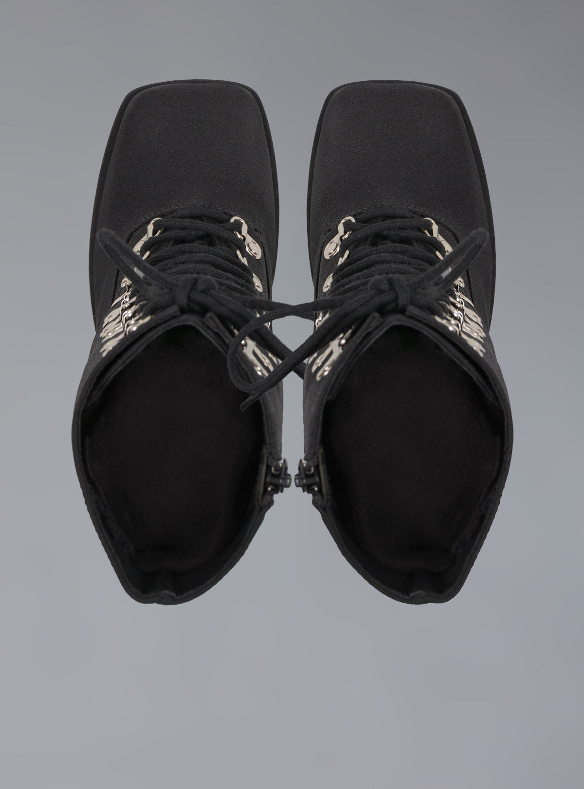 Victorian Lace Up Platform Heel - Black | UNIF Clothing on Sale