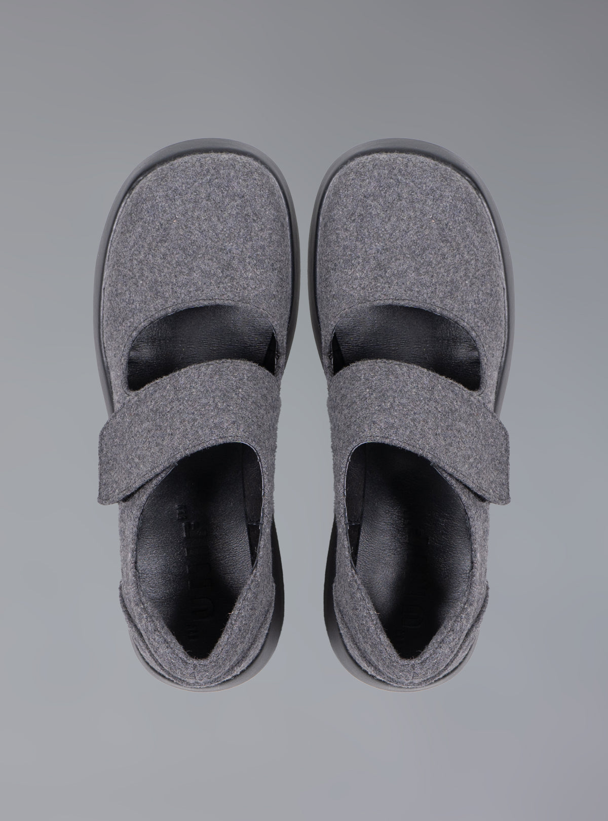 Felt Platform Sandal In Grey - Grey | UNIF Clothing near me
