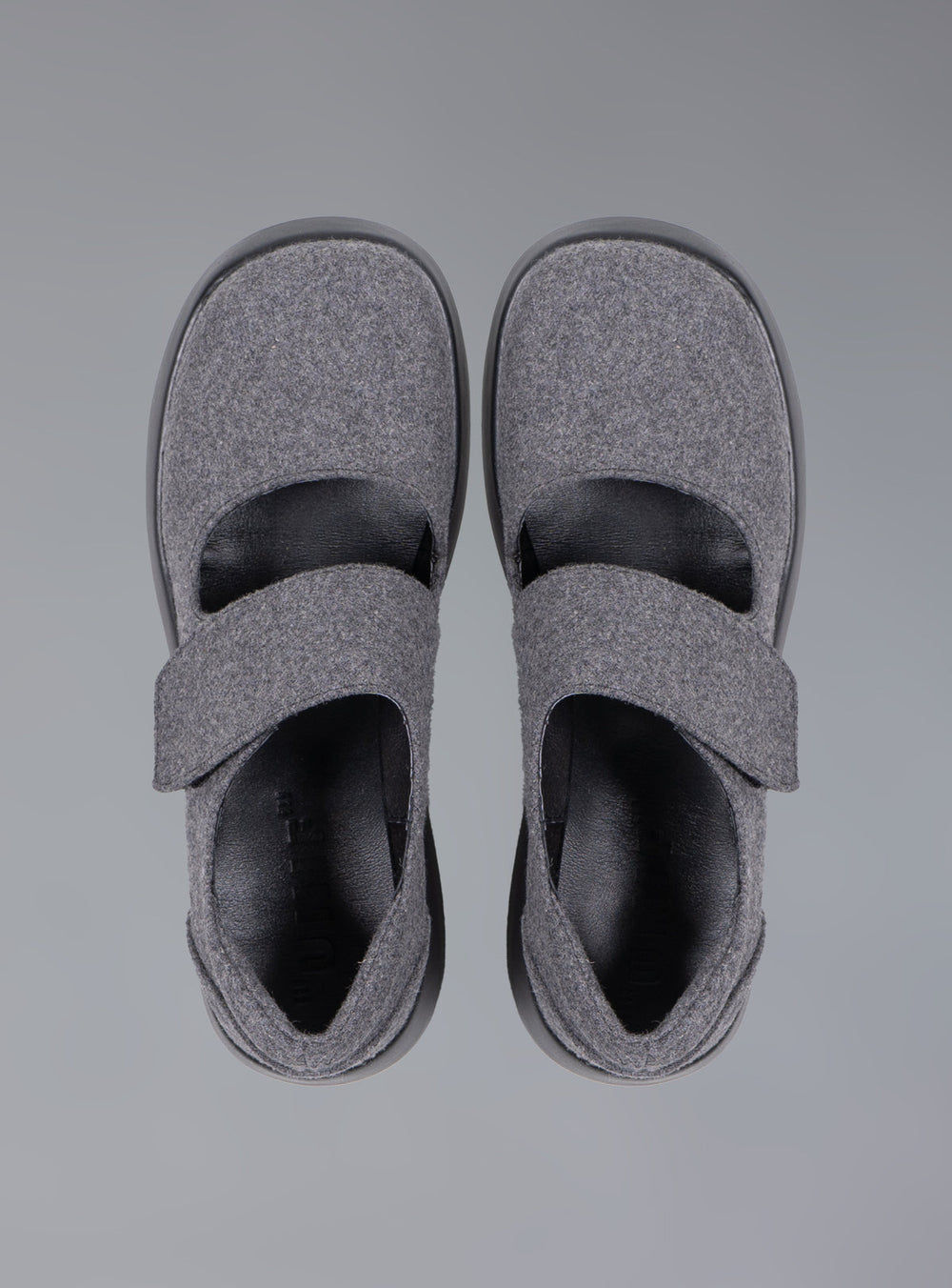 Felt Platform Sandal In Grey - Grey | UNIF Clothing near me