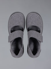 Felt Platform Sandal In Grey - Grey | UNIF Clothing near me