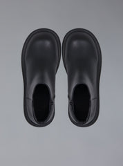 Zip-Up Leather Ankle Boot - Black | UNIF Clothing near me