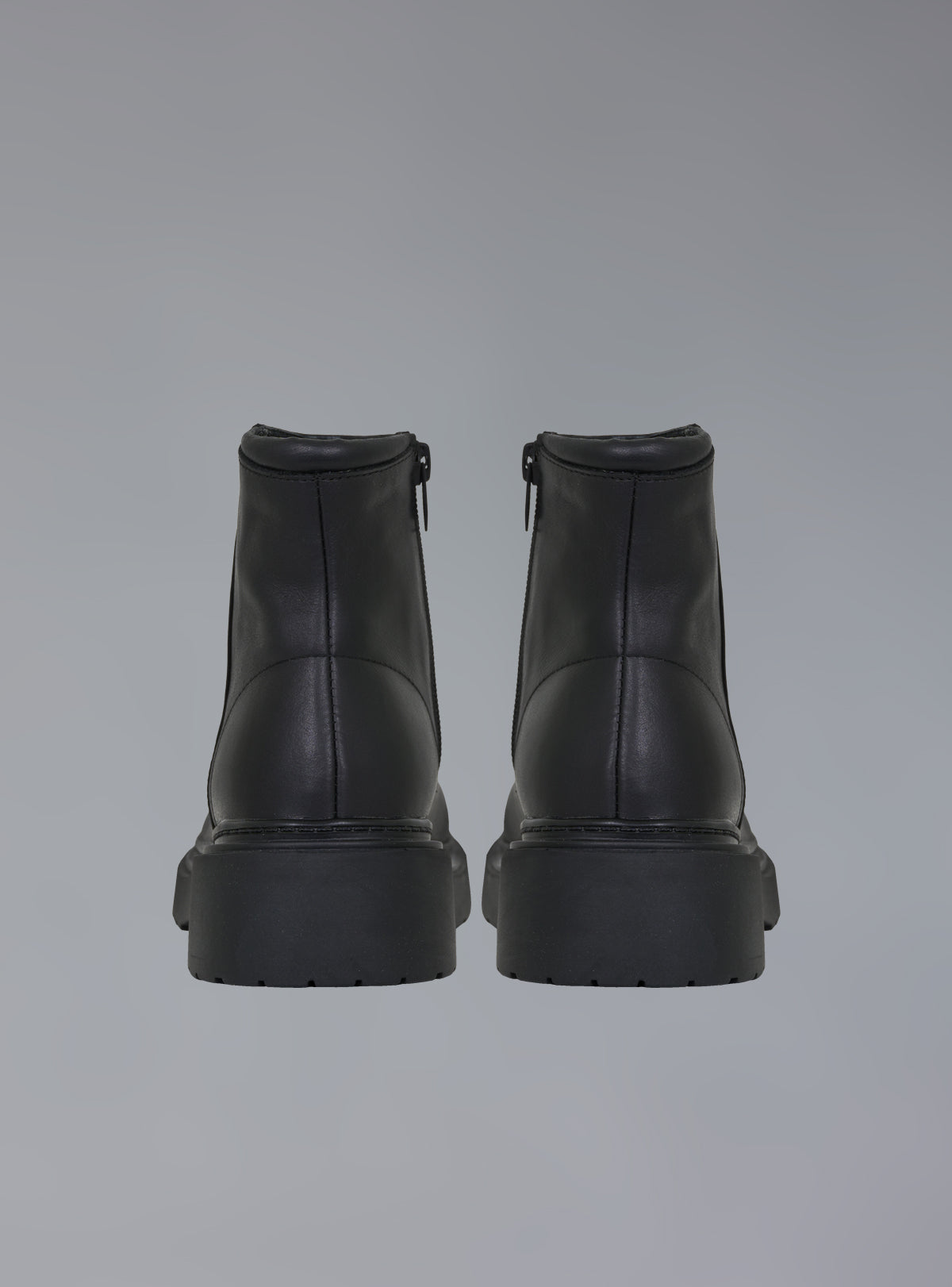 Zip-Up Leather Ankle Boot - Black | UNIF Clothing near me