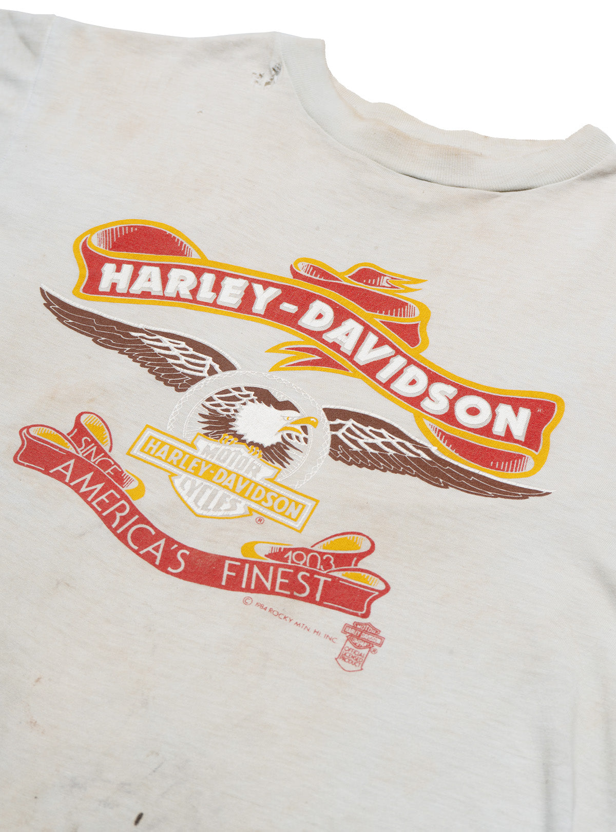 Vintage Harley Davidson America's Finest Tee - White | UNIF Clothing online shop
