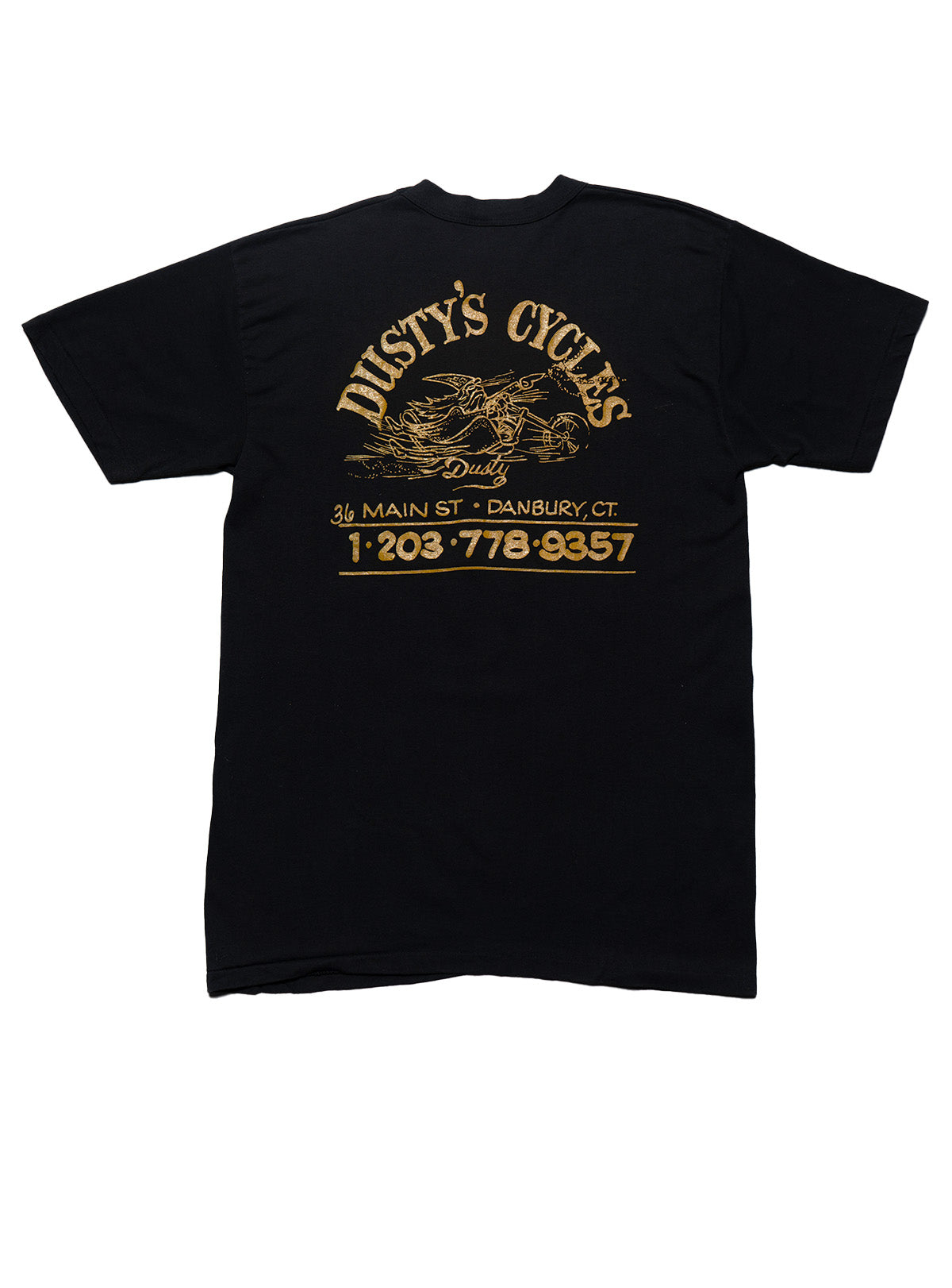 Vintage Die Yuppie Scum - Dusty's Cycles Tee - Black | UNIF Clothing online shop