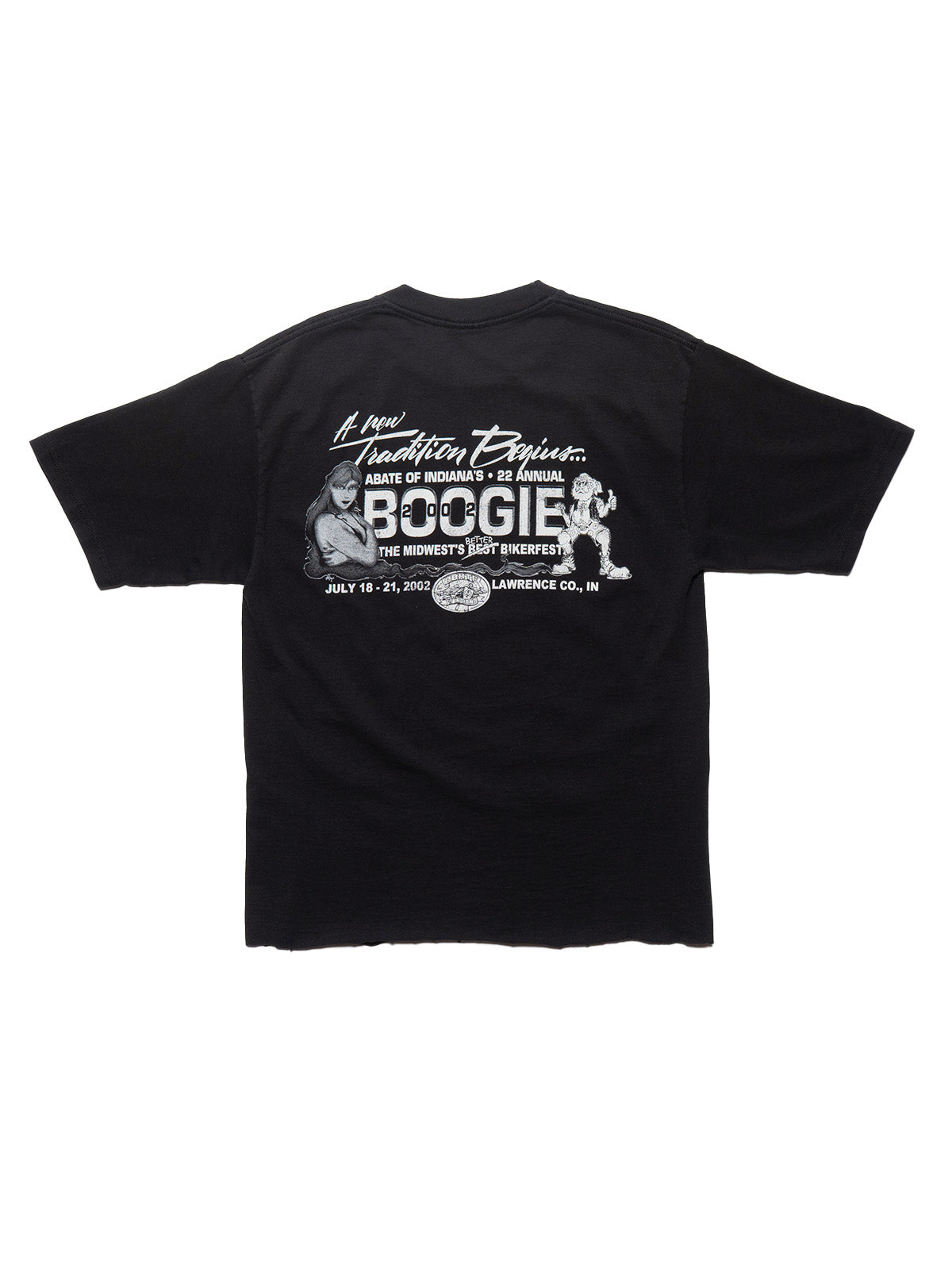 Vintage The Original Boogie Survivor 2002 Tee - Black | UNIF Clothing discount