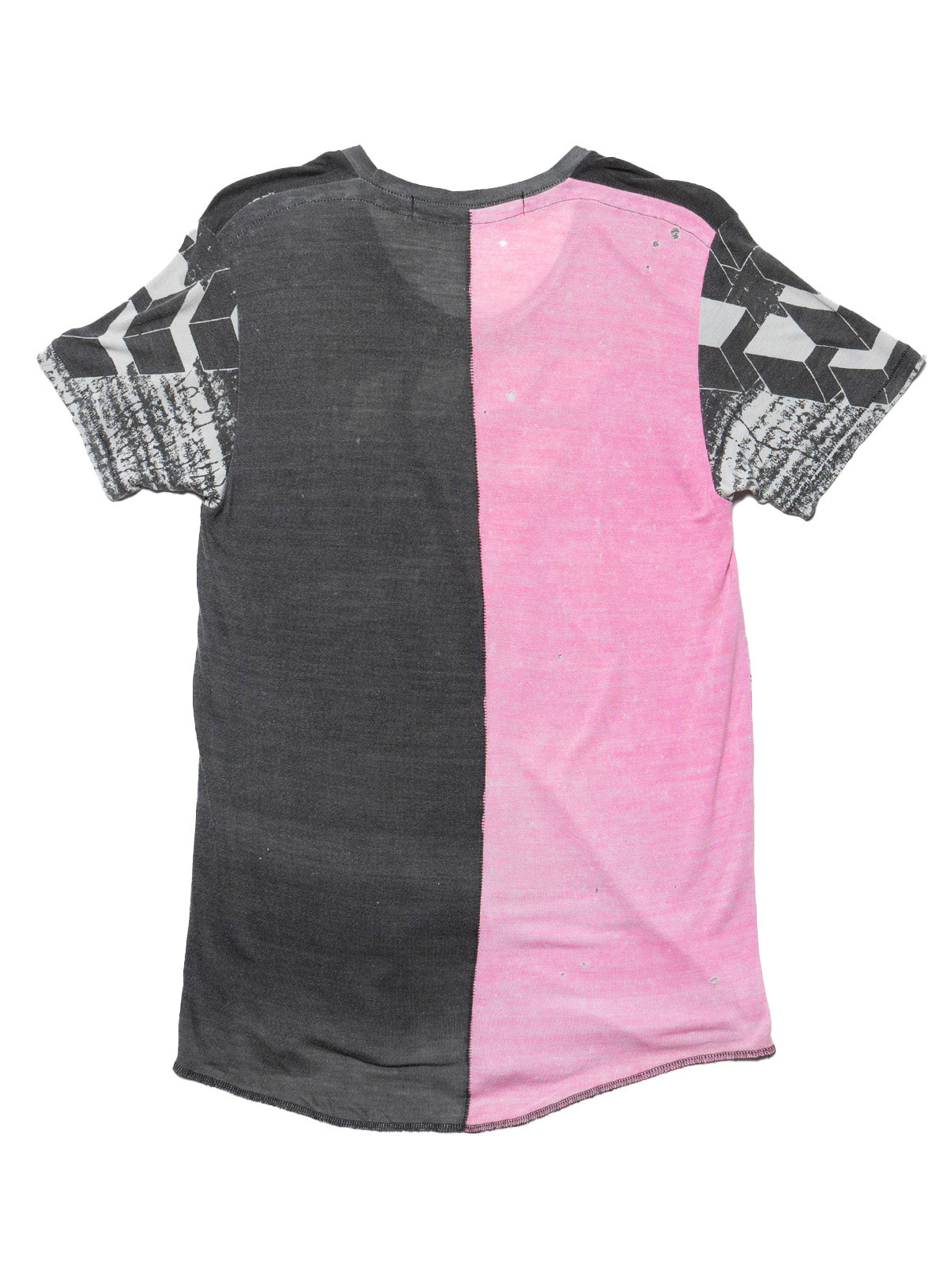Vintage Horace 3D Cube Tee - Grey / Pink | UNIF Clothing near me