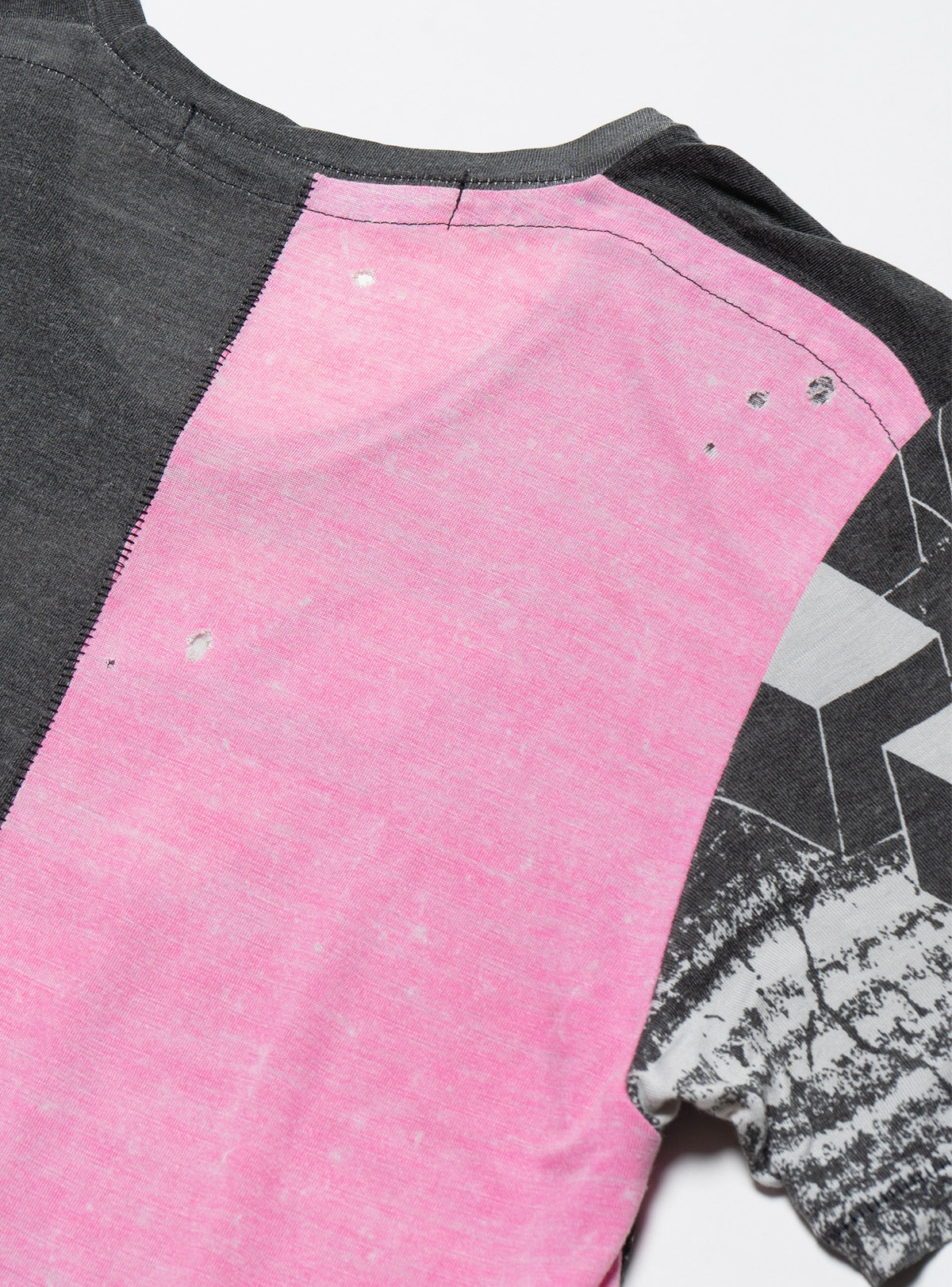 Vintage Horace 3D Cube Tee - Grey / Pink | UNIF Clothing near me