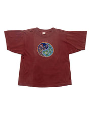 Vintage Yin Yang Mushroom Marijuana Tee - Brown | UNIF Clothing online