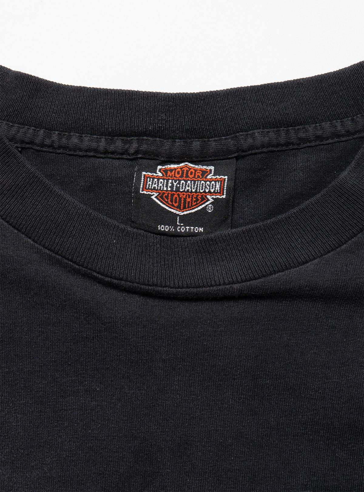 Vintage Harley Davidson Lake Shore Waukegan IL Tee - Black | UNIF Clothing online