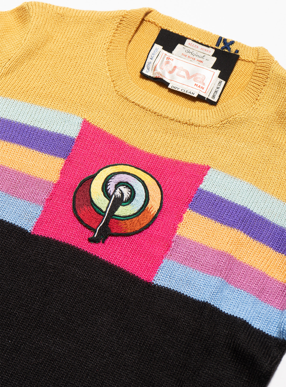 Vintage Ritva Man by Allen Jones 'Sheer Magic' Sweater, 1971 - Multi | UNIF Clothing on Sale