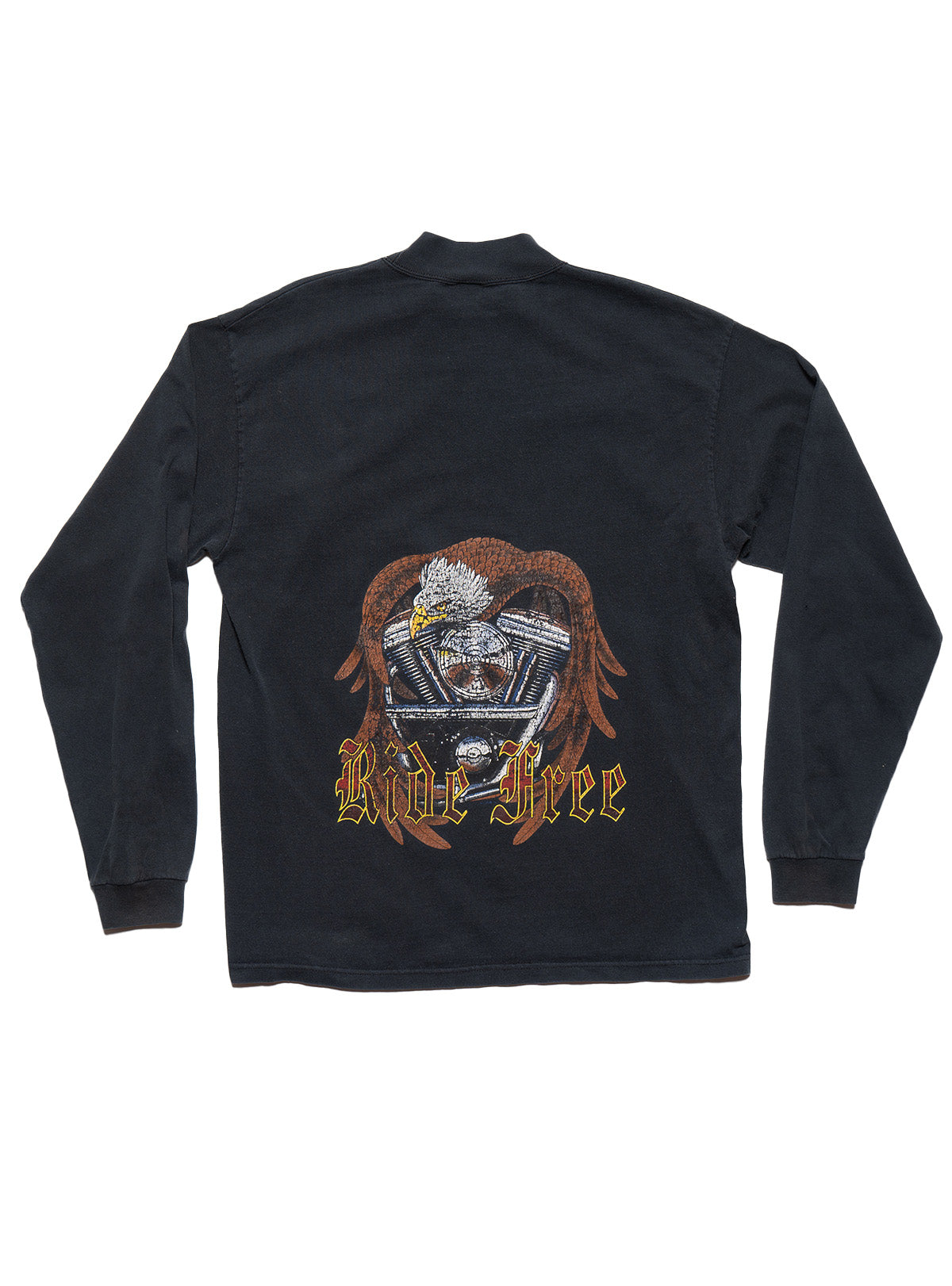 Vintage Ride Free Long Sleeve Tee - Black | UNIF Clothing online