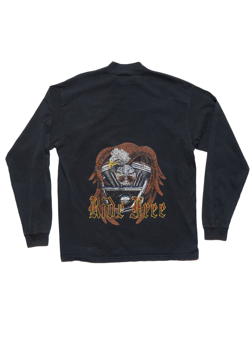 Vintage Ride Free Long Sleeve Tee - Black | UNIF Clothing online