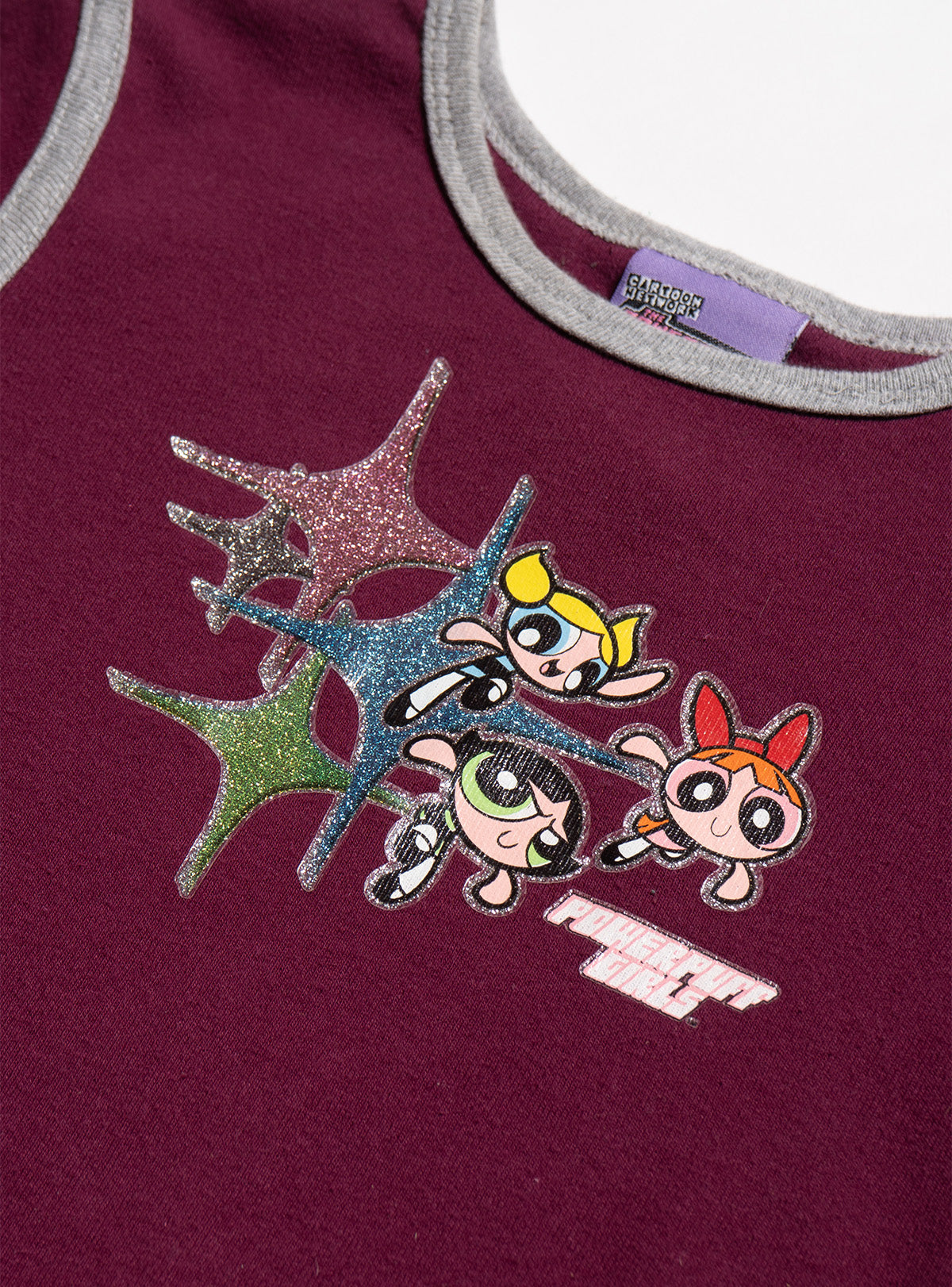 Vintage Powerpuff Girls baby Tee - Maroon | UNIF Clothing near me