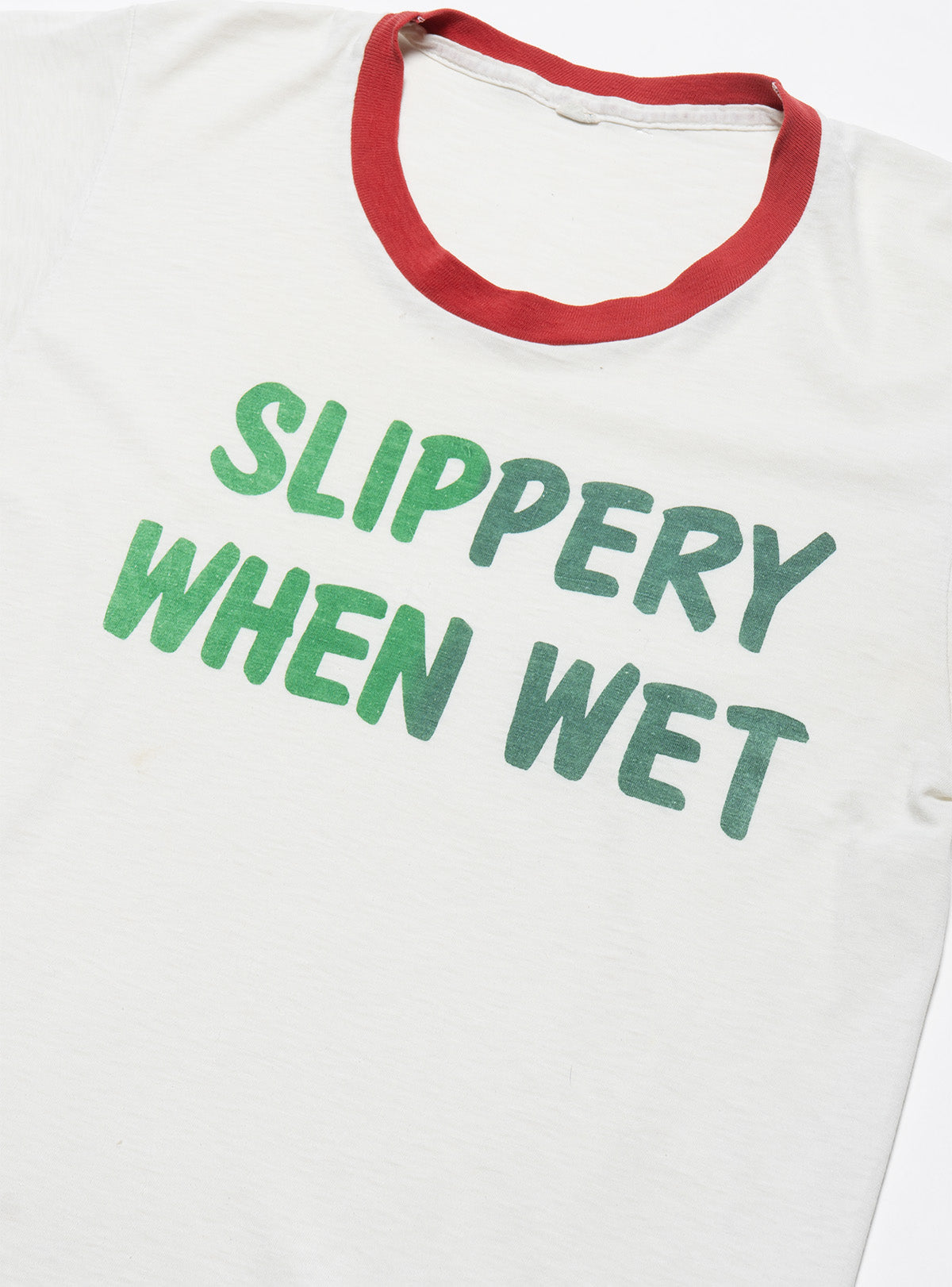 Vintage Slippery When Wet Tee - White | UNIF Clothing outlet