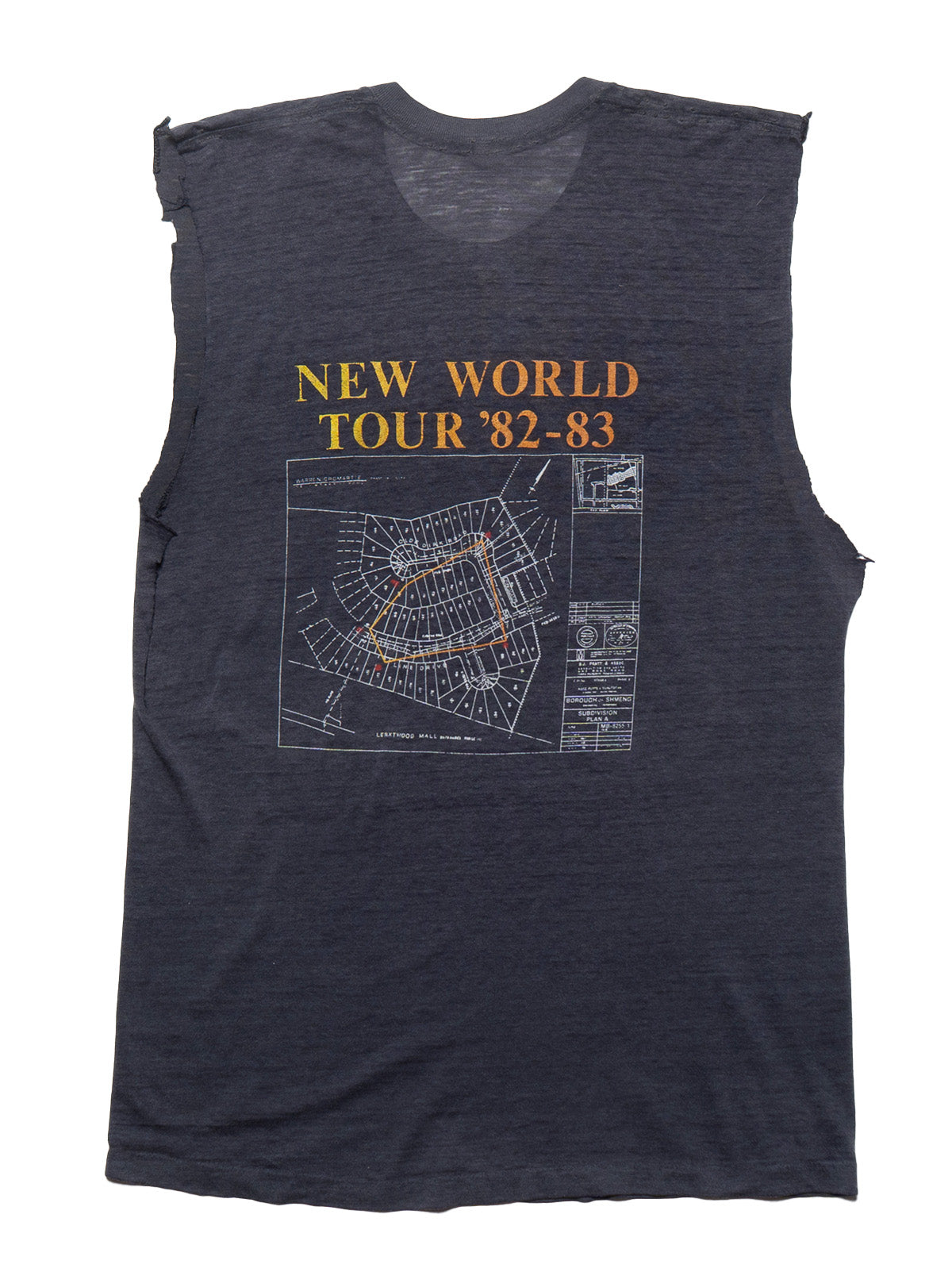 Vintage Rush Signals Tour Sleeveless Tee - Black | UNIF Clothing Sale