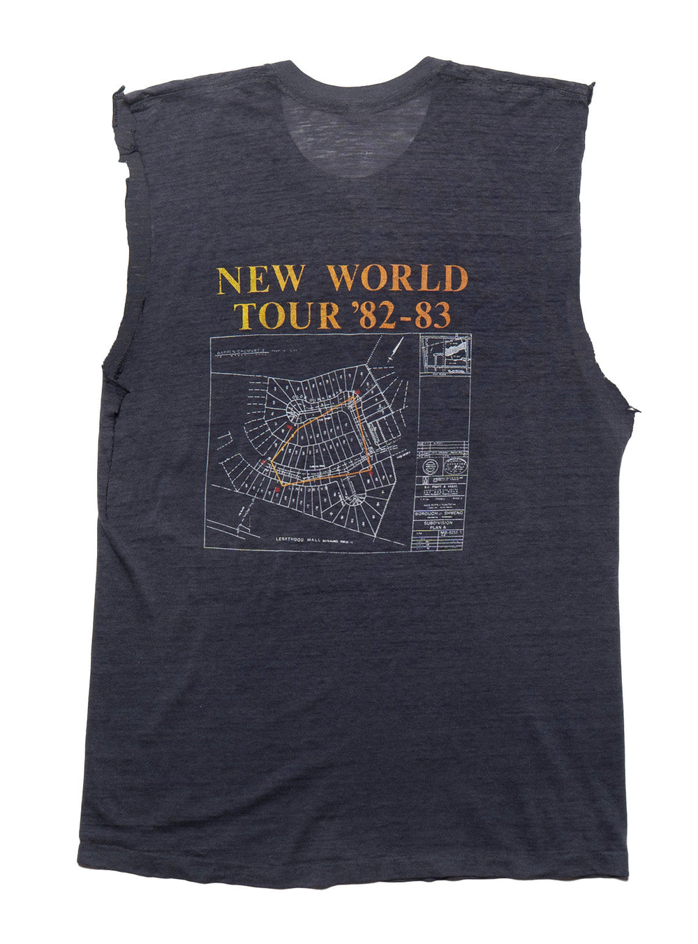 Vintage Rush Signals Tour Sleeveless Tee - Black | UNIF Clothing Sale