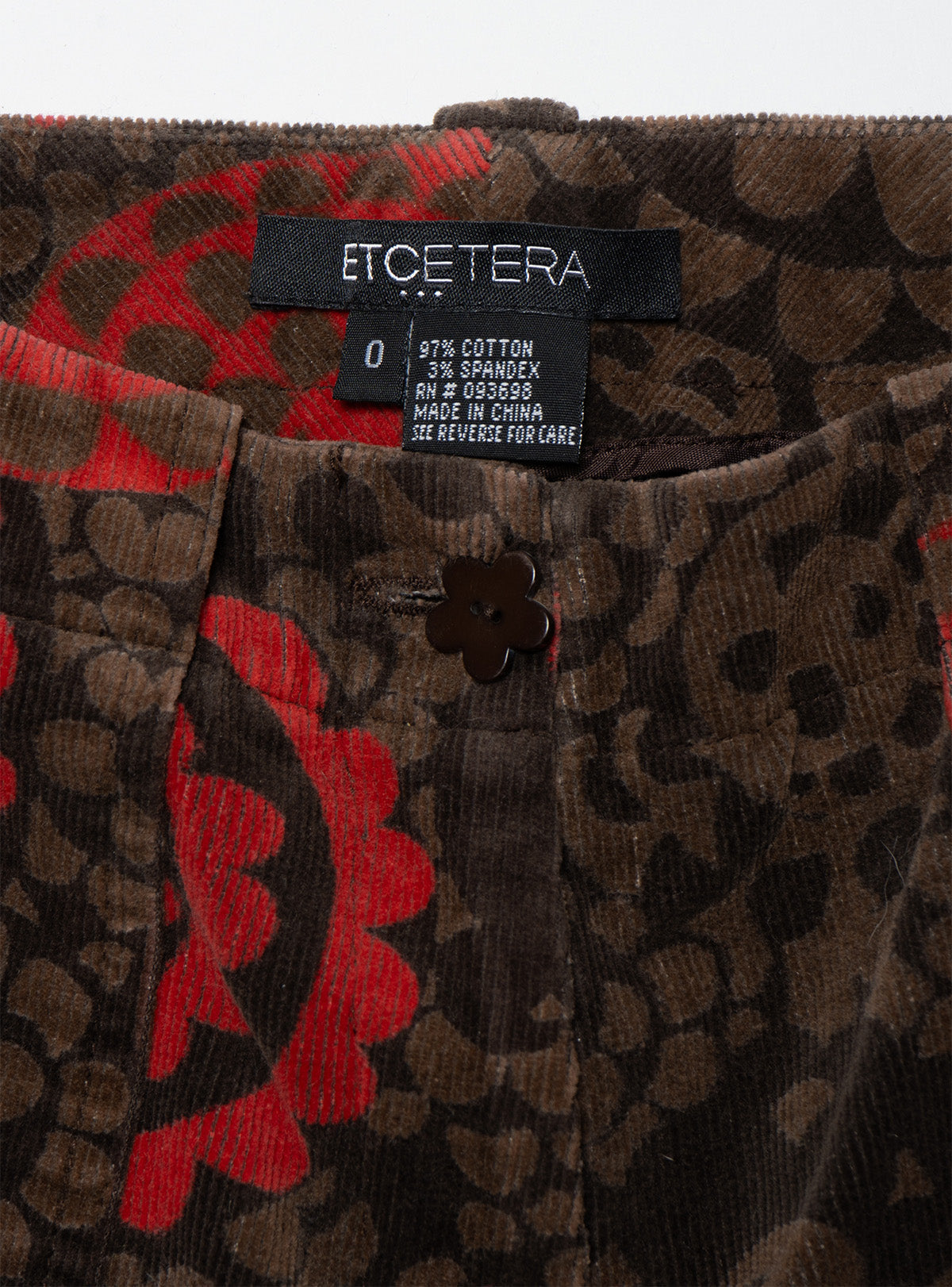 Vintage EtCetera Pants - Brown / Red | UNIF Clothing near me