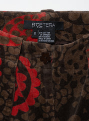 Vintage EtCetera Pants - Brown / Red | UNIF Clothing near me