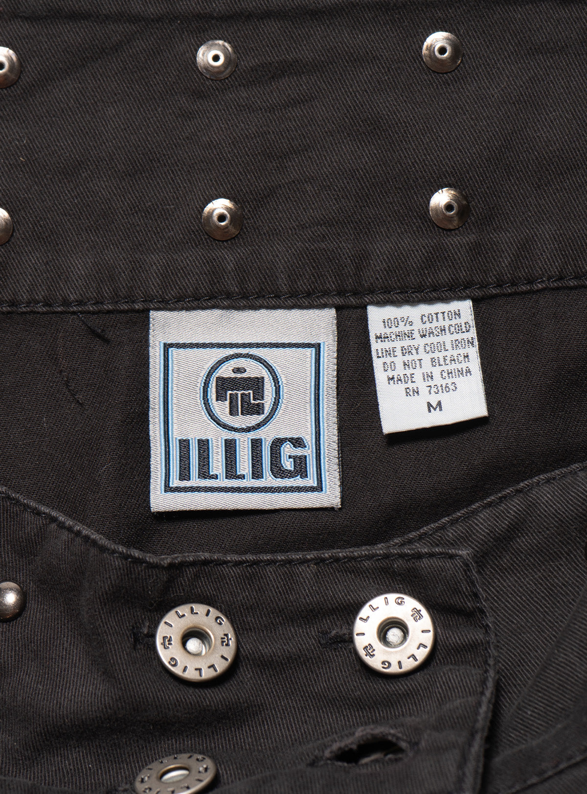 Vintage Y2k Goth Illig Convertible Skirt - Black | UNIF Clothing online shop
