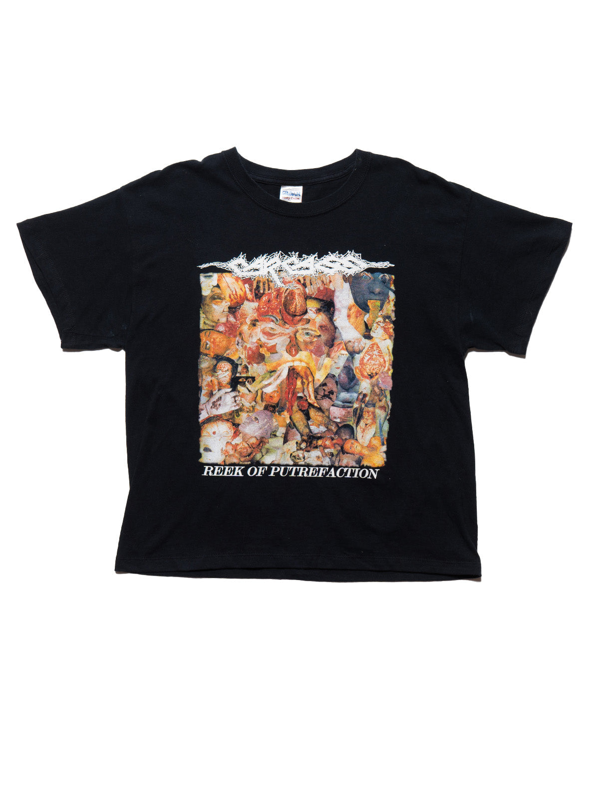 Vintage Carcass Reek of Putrefaction Tee - Black | UNIF Clothing on Sale