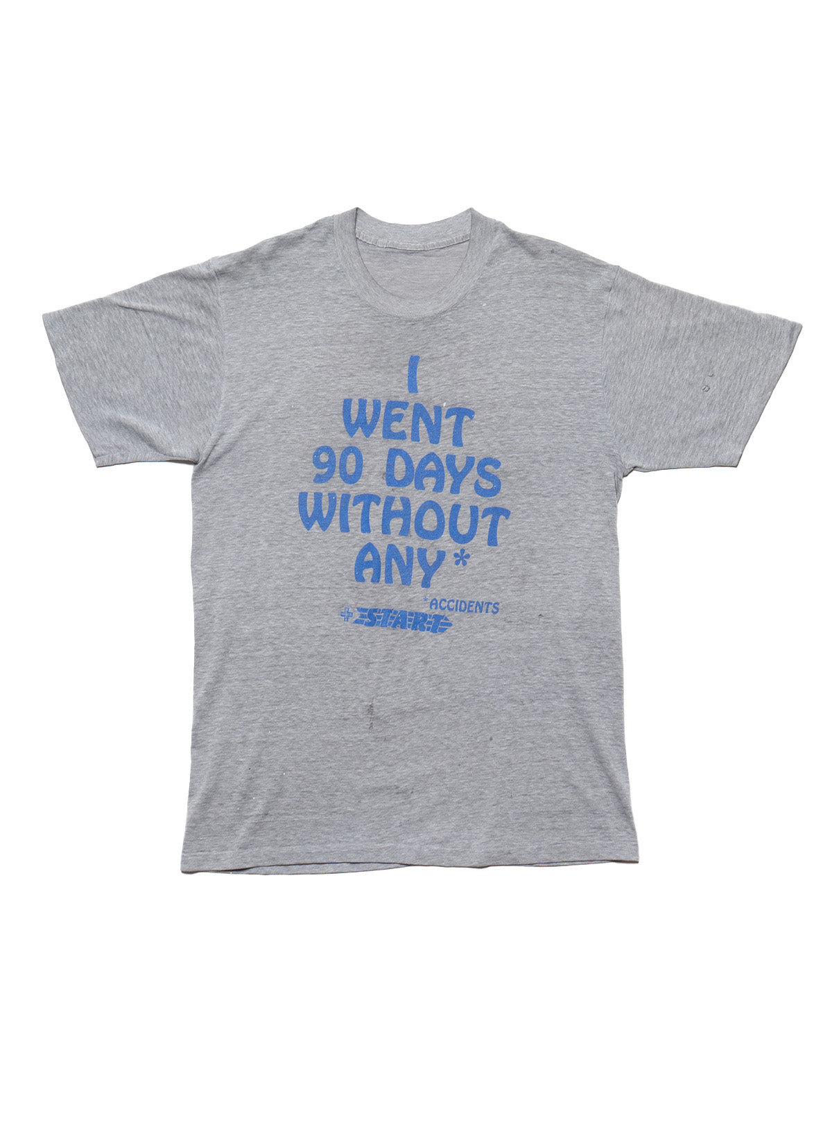 Vintage I Went 90 Days Without Any * Accidents Tee - Grey | UNIF Clothing near me