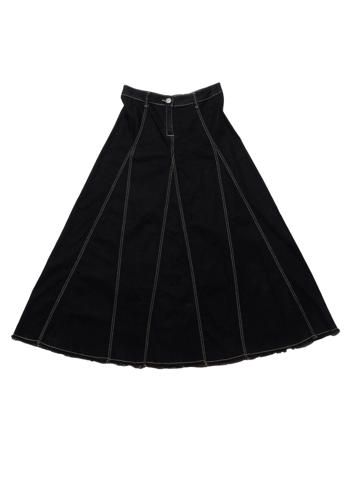 Vintage Style J Jean Skirt - Black Denim | UNIF Clothing outlet