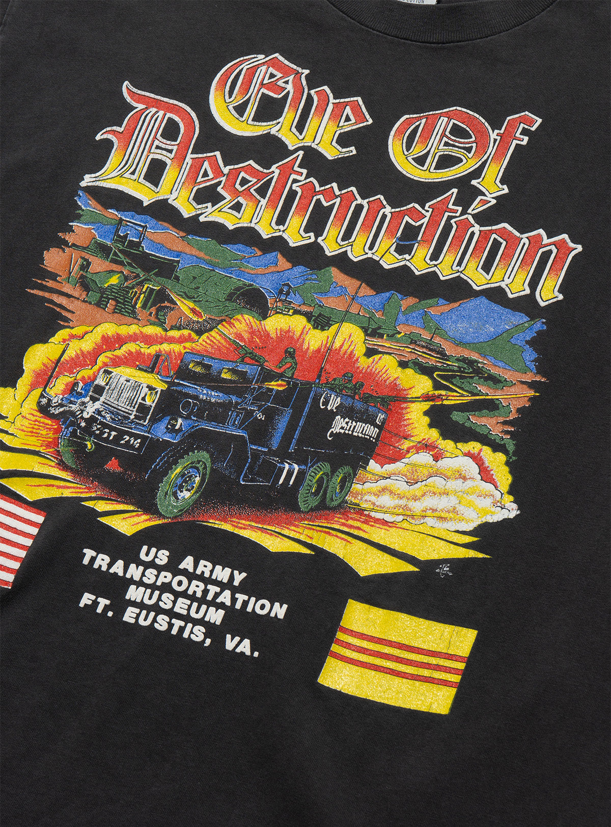 Vintage Eve of Destruction Tee - Black | UNIF Clothing online shop