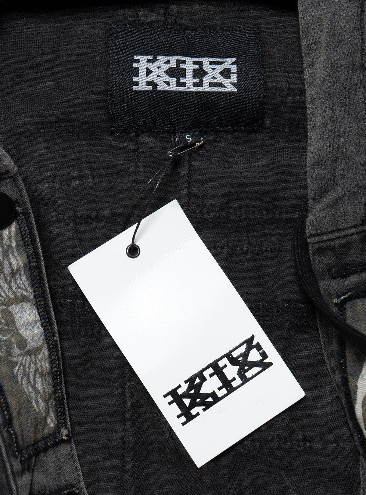 Vintage KTZ Crust Denim Vest With Hood - Black | UNIF Clothing discount