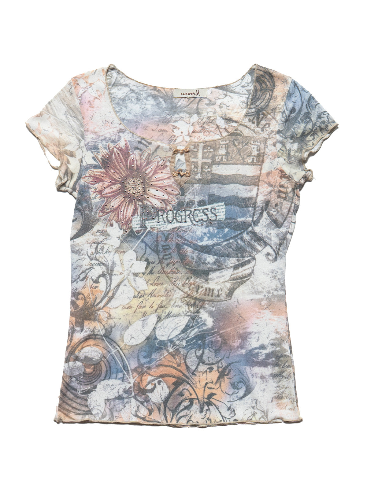 Vintage Oneworld Progess Top - Multi | UNIF Clothing near me