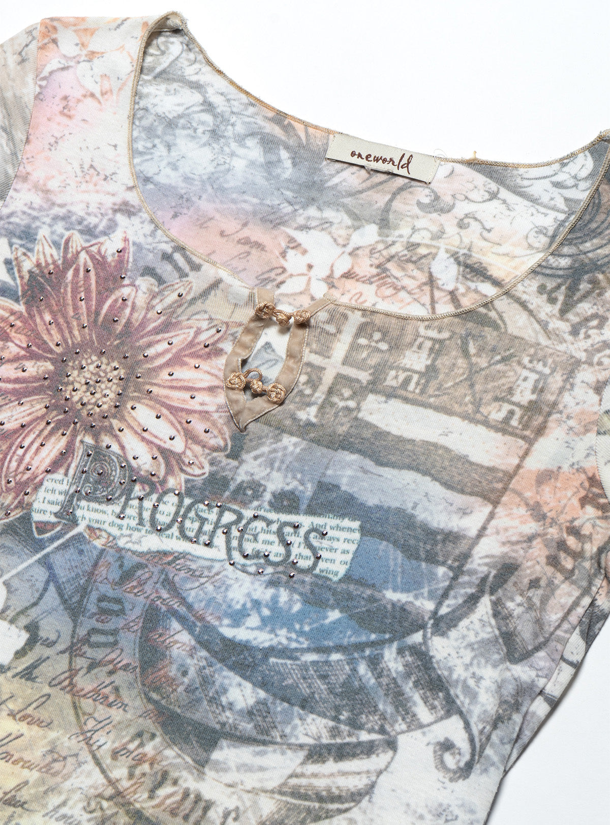 Vintage Oneworld Progess Top - Multi | UNIF Clothing near me